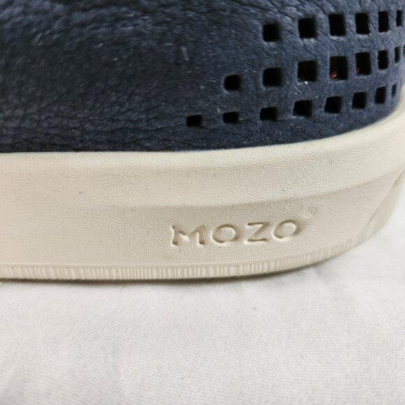 New SFC Mozo Women's MAVI Non-Slip Crew Leather Shoes Navy Blue M42168 US Size 7 - Picture 10 of 16